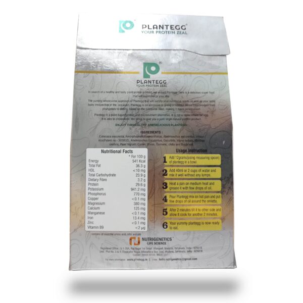 Plantegg Bulk Pack 250G Without Onion (20 servings)